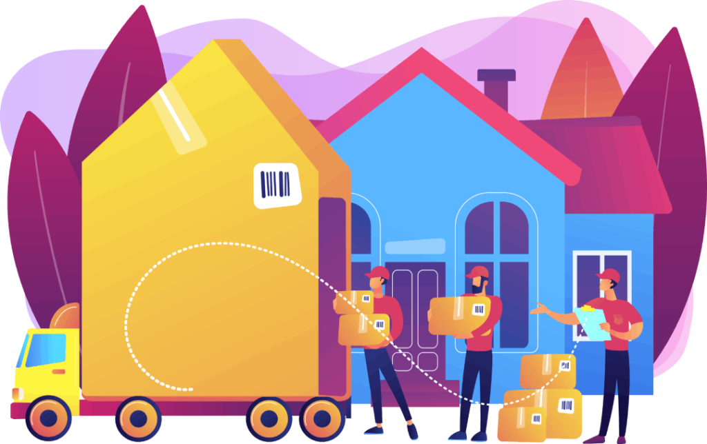 Moving and relocation loan illustration